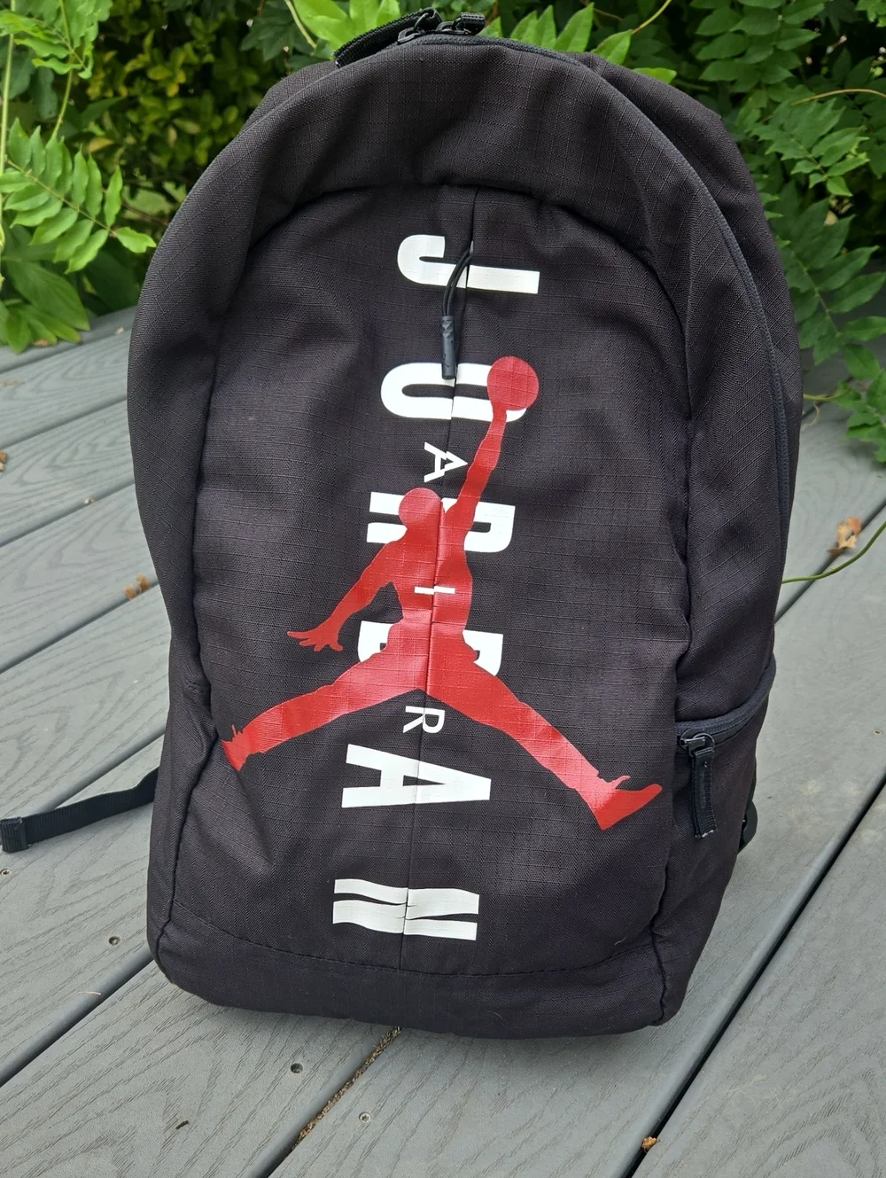 Nike Air Jordan Split Pack Backpack Black Red Large Like New.     (BIN 002)
